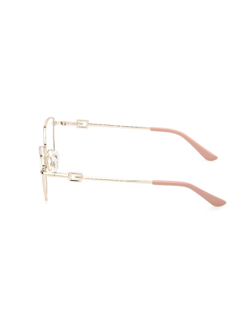 GUESS إطارات نظارات نسائية على شكل عين القط - GU297407452 - حجم العدسة: 52 مم - وردي - Image 2